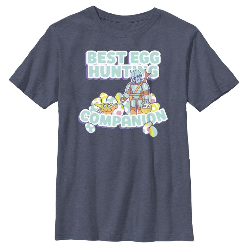 Boy's Star Wars: The Mandalorian Best Egg Hunt Duo T-Shirt, 1 of 5