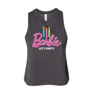 Women's - Barbie - Let's Party Graphic Racerback Tank - 1 of 3