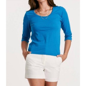 Women's 3/4 Sleeve Scoop Neck Tee Top - Another Love - 1 of 4
