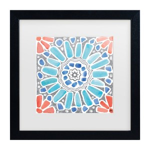 Trademark Fine Art - Beth Grove Coastal Sea Life VII Matted Framed Art - 1 of 4
