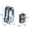 Lanky Box Character Grid 16” Clear Backpack & Lunch Kit Value Set - 4 of 4
