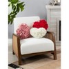 Saro Lifestyle Valentine's Day Throw Pillow With Heart Felt Design - 4 of 4