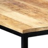 vidaXL Dining Table Brown and Black - 4 of 4