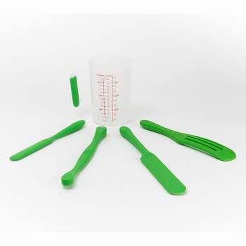 iSi Basics Measuring Set of 3 Silicone Flexible Mesauring Cup, Translucent