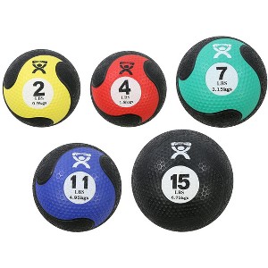 CanDo, Firm Medicine Ball, 8" Diameter, Yellow, 2 lbs. - 1 of 3