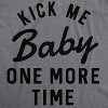 Maternity Kick Me Baby One More Time T Shirt Funny Pregnant Song Lyrics Tee - Crazy Dog Maternity T Shirt - 2 of 4