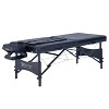 Master Massage 30 Monaco Airwave Full Body Stretching Portable Massage Table with Airbags 3D Lumbar Traction for Professional Table (Black) - 2 of 4