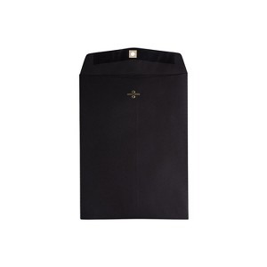 JAM Paper 9 x 12 Open End Catalog Envelopes with Clasp Closure Black 73854 - 1 of 1