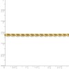 Black Bow Jewelry 3.5mm, 14k Yellow Gold, Diamond Cut Solid  Rope Chain Necklace - 4 of 4
