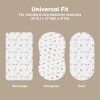 KeaBabies Bassinet Sheet for Baby Girls, Boys, 2-Pack Isla Fitted Bassinet Sheets, Bassinet Mattress Sheets - 2 of 4