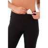Rekucci Women's Pull-On Mid-Rise Straight-Leg Capri Pants with Tummy Control and Hidden Pocket - 4 of 4