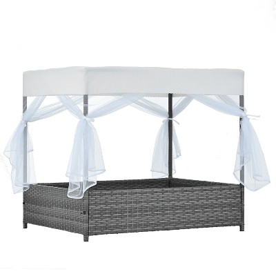 Gulches 32in H x 36in W x 28in D PatioPup Wicker Bed Black 1 Pack Dog Livestock Supplies Product type