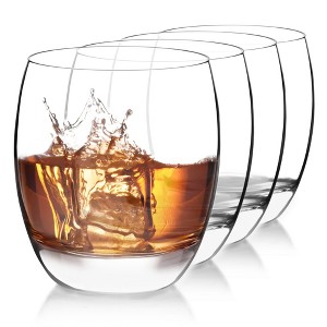 Luigi Bormioli Crescendo Double Old-Fashioned Glasses, Set of 4 - 15.5 Oz. Lead-Free Crystal Tumblers with Thick Base - Dishwasher Safe - 1 of 4