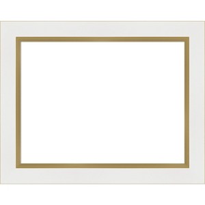 Amanti Art Eva Black Silver Framed Dry Erase Magnetic Board - 1 of 4