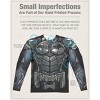 Men's Batman Arkham Knight Uniform (Front Back Print) Long Sleeve Costume T-Shirt - 4 of 4