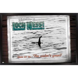 Trends International Loch Ness Monster Framed Wall Poster Prints - 1 of 4