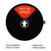 Unique Bargains 4 Options Acrylic Magnetic Adhesive Decor Home Business Privacy Sign - 4 of 4