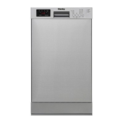 Danby DDW18D1ESS 18" Wide Built-in Dishwasher in Stainless Steel