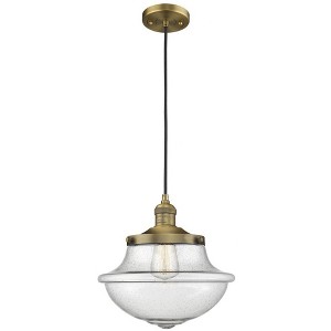 Oxford - 1 Light Cord Hung Mini Pendant In Traditional Style-11.5 Inches Tall and 11.75 Inches Wide - 1 of 1