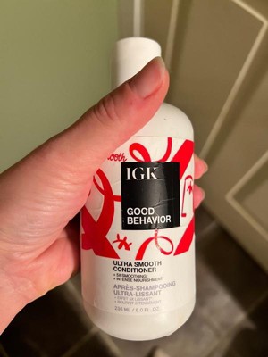 IGK Good Behavior Ultra Smooth Shampoo 8 oz & Good Behavior Ultra