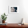 Deny Designs Hannah Kemp Puffy Clouds White Framed Art Print - 2 of 4