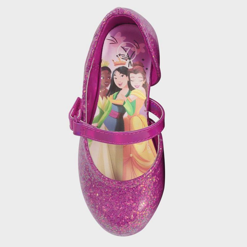 Toddler Girls' Disney Princess Dress Pumps - Purple, 3 of 10