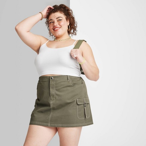 Women's Tiny Tank Top - Wild Fable™ White 3X