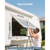 VEVOR Concession Window 36x36 in, Aluminum Alloy Frame Service Window for Food Truck, Up to 85 Degrees Stand Serving Window, White - 3 of 4
