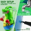 Joyfy Christmas Birthday Gifts For Boys 47" T-Rex Dinosaur Inflatable Punching Bag For Kids Toddler Bouncing-Back Bopper Blow Up Punching Sport Toys - 4 of 4