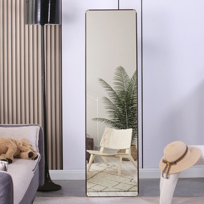 NicBex Full Length Mirror,Full Body Mirror with Aluminum Alloy Metal Frame,Wall Mounted Mirror for Bedroom,Living Room,Entryway