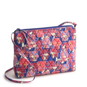 Vera Bradley Women's Outlet Peanuts Cotton Large Hipster Crossbody Bag - 1 of 3