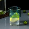 Slickblue Set of 4 Double Wall Highball Glasses - 10 oz - Blue / Light Amber - 4 of 4