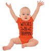Halloween Witches Be Trippin Pun Baby Bodysuit Jumper Girls Brisco Brands - 3 of 4