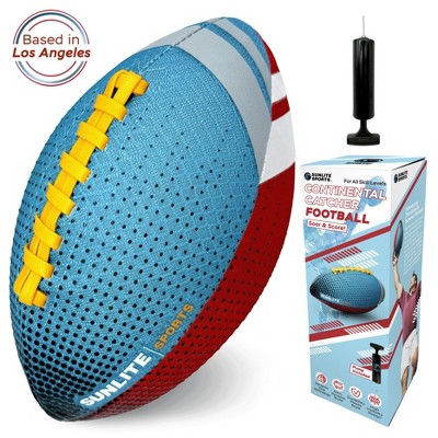 Sunlite Sports Waterproof Football, Outdoor Play, for Pool Beach Lake Park Water Toy, for Kids Children Teens Adults, Family Fun - Blue