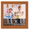 PosterPalooza | Square Slim Profile Brown Picture Frame - UV Acrylic, Foam Board Backing, Hanging Hardware - 2 of 4