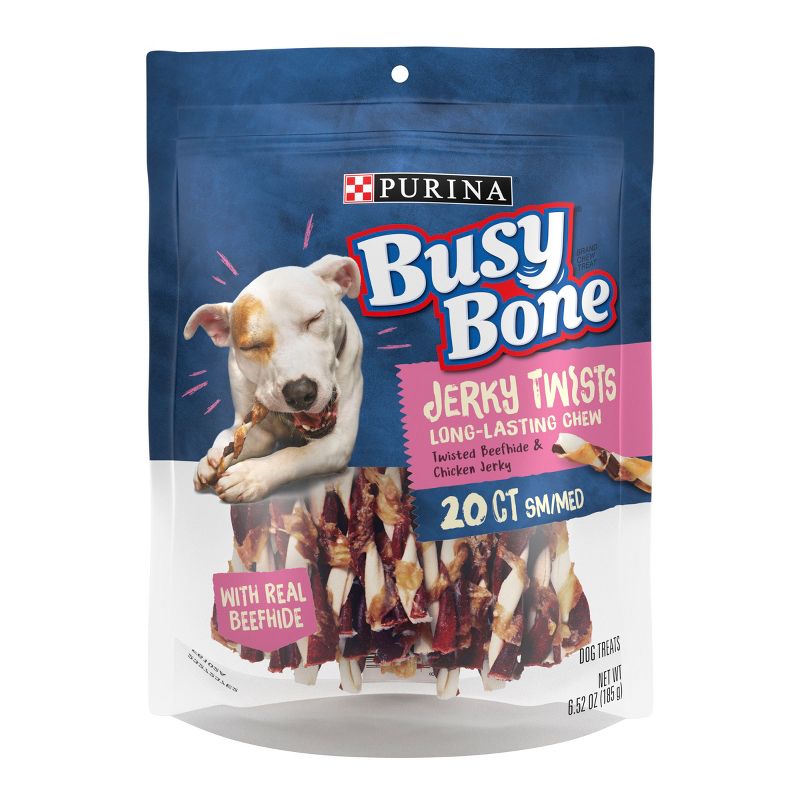 Busy Strips Chicken and Beef Chewy Dog Treats - 6.52oz, 1 of 10