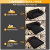 AENKYO Oversized Foldable Sofa Bed, 78.7” 3-in-1 Convertible Futon with Teddy Fabric & Fixed Frame, Space-Saving Design - 4 of 4