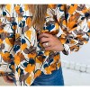 Women's Autumn Petals Batwing Top - Joy Joy - 4 of 4