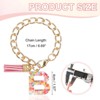 Unique Bargains Epoxy Resin Colorful Glittery Tassel Sports Water Bottle Accessories Letter Charm 1 Pc - 2 of 4