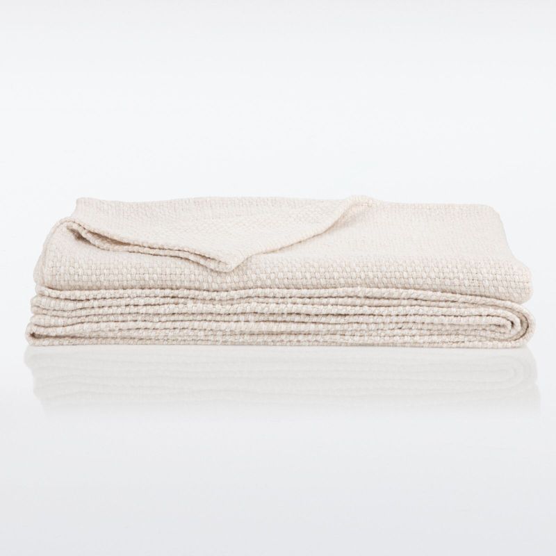 Nate Home by Nate Berkus Two-Tone Cotton Bed Blanket, 4 of 9