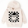 SmileyWorld Checkered Christmas Wink - Toddler Hoodie - 2 of 4