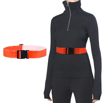 Unique Bargains Adjustable High Visibility Running Reflective Belt for Motorcycling Cycling