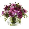 Nearly Natural Large Mixed Daisy Floral Arrangement, Pink - 2 of 3