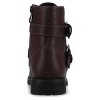 Journee Women's Juliah Buckle Detail Lace-up Ankle Boots - 3 of 4