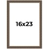 PosterPalooza | Sculpted Silver Picture Frame - UV Acrylic, Foam Board Backing, Hanging Hardware - 2 of 4