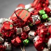 45"L Sullivans Christmas Red Green Jingle Bell Garland  Red-Green - 2 of 3