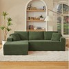 Dolonm 103" L-shaped Modular Cloud Sofa,Compressed Boneless with Deep Seats,No Assembly, for Living Rooms Bedrooms - 4 of 4