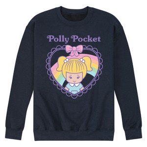 Men's - Polly Pocket - Polly Pocket Heart -Men's Crew Fleece Sweatshirt Graphic Fleece Sweatshirt - 1 of 4