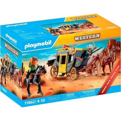 Playmobil Wild West - Stagecoach 71862 58pcs