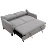 Ridstar Modern Small Double 3-in-1 Convertible Sofa Bed For Living Room-Light Gray - 4 of 4